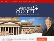 Tablet Screenshot of elizabeth4state.com